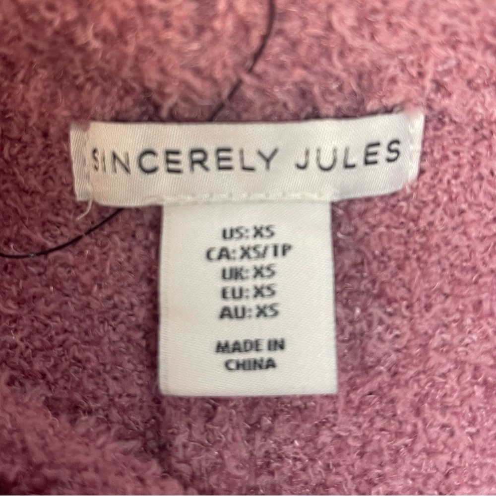 Sincerely Jules Fuzzy Lounge Pants Mauve Pink - Picture 5 of 7
